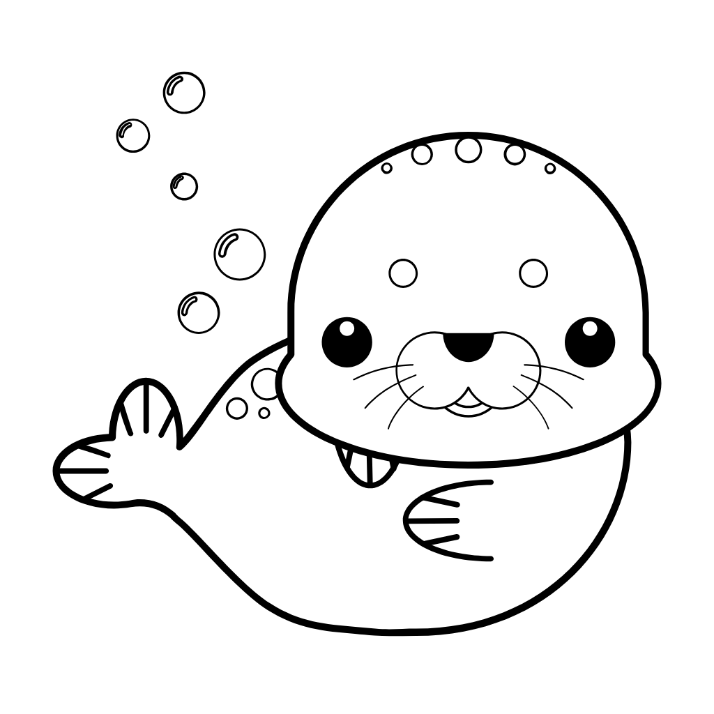 seals coloring pages