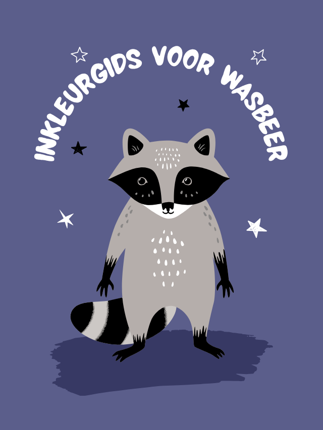 Inkleurgids voor Wasbeer
