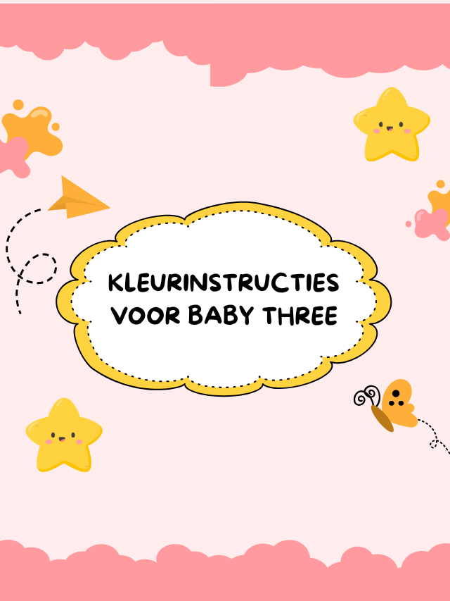Kleurinstructies voor Baby Three