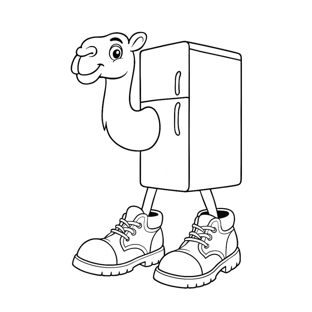 Frigo Camelo coloring page