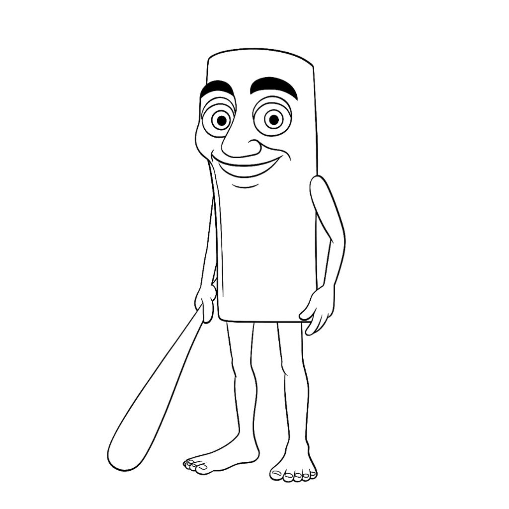 Tung Tung Tung Sahur coloring page download