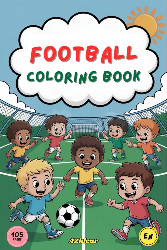 105 Pages of Football Coloring Pages