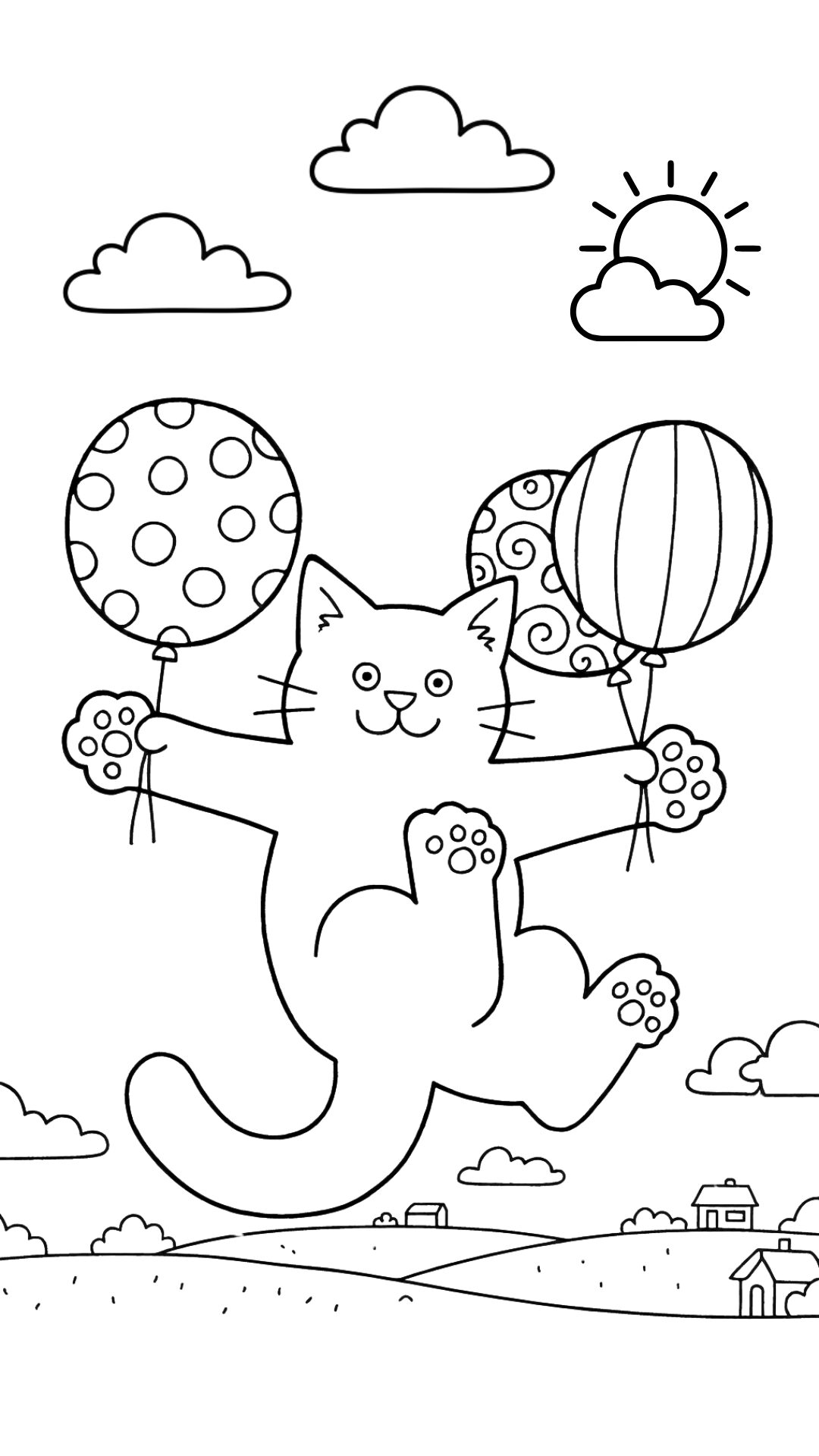Dikkie Dik balloon coloring page