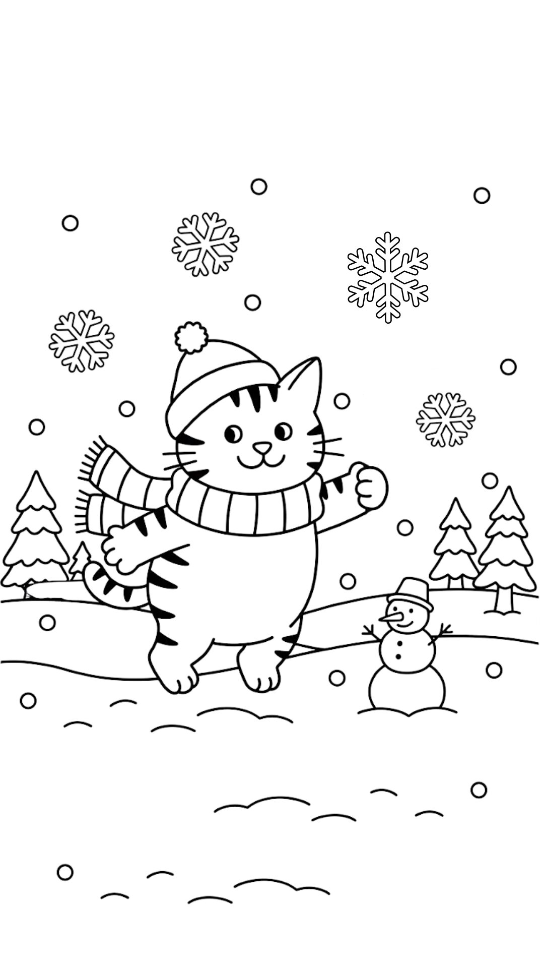 Dikkie Dik winter coloring page