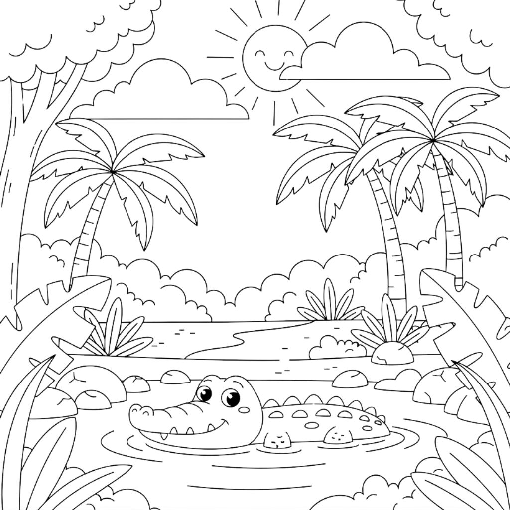 jungle book coloring page