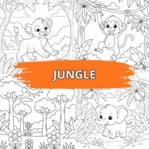 Jungle Coloring Pages