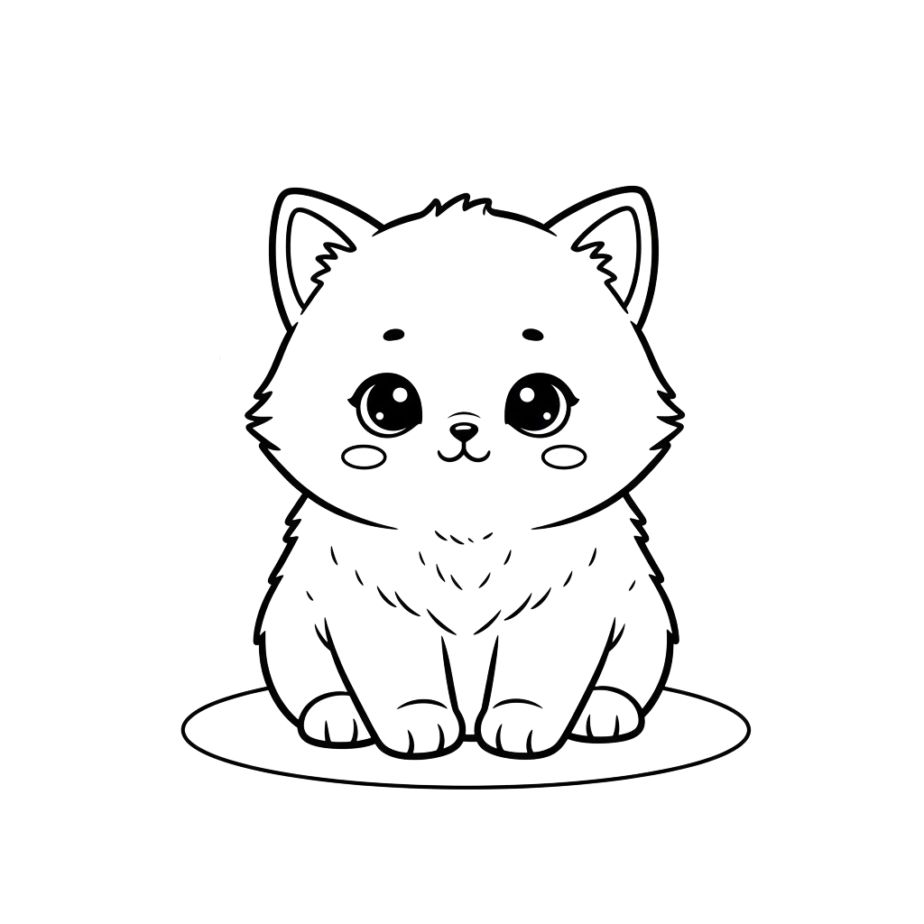 cute puppy coloring page