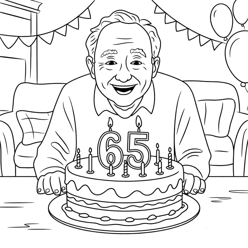 grandpa birthday coloring page 65