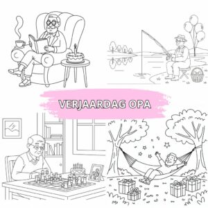 Ausmalbilder Geburtstag Opa